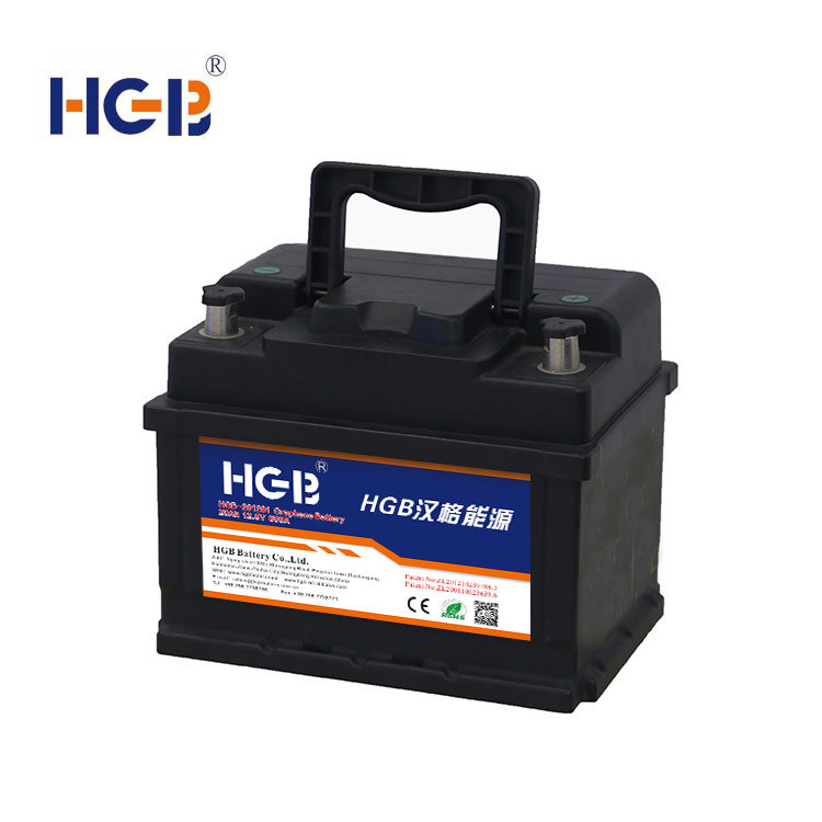 Vehicle starter battery HGB -201202 Graphene Car Battery