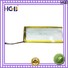 HGB quality thin lithium polymer battery customized for notebook