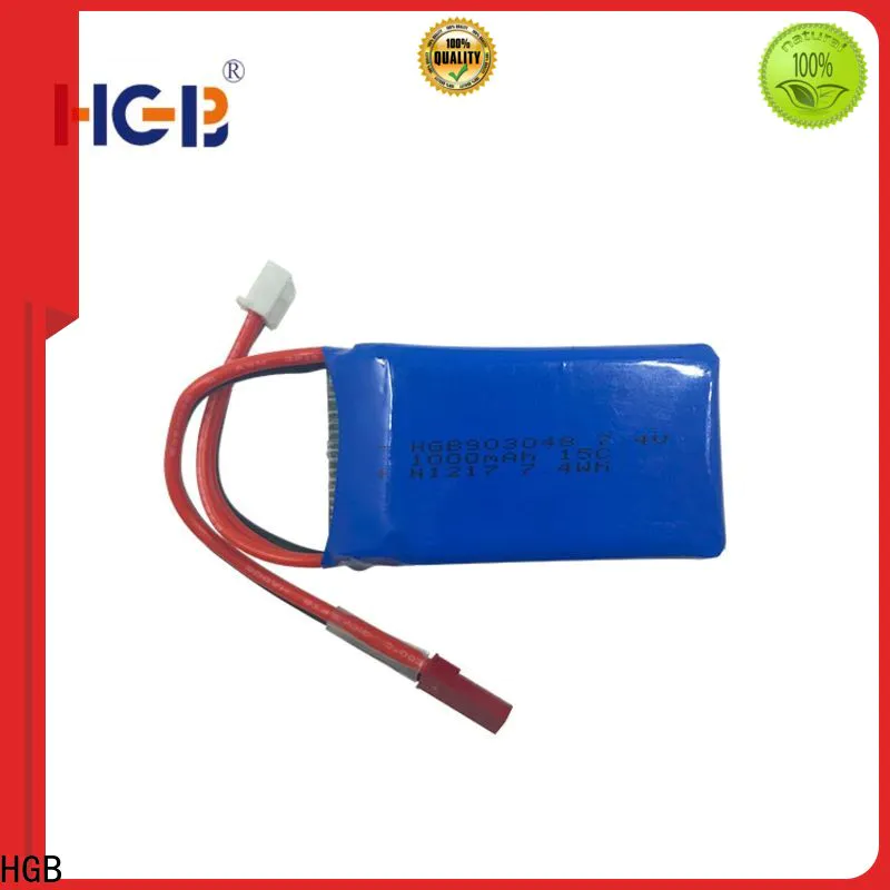 HGB professional lithium rc battery factory price for RC planes