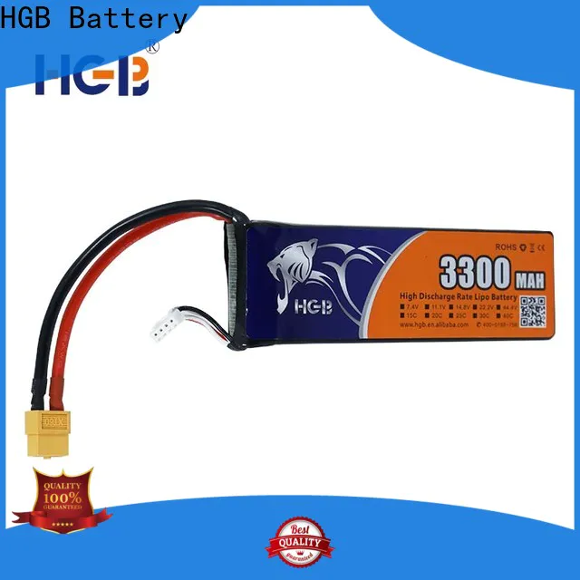 HGB rc lithium polymer batteries manufacturer for RC helicopter