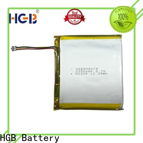 HGB light weight thin lithium polymer battery manufacturer for mobile devices
