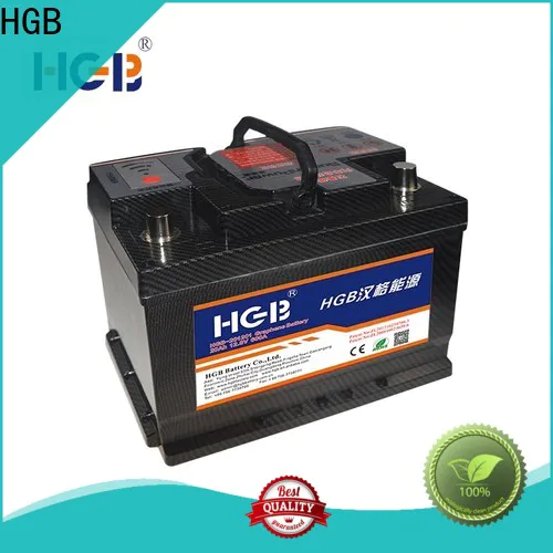 HGB charge quickly graphene car batteries customized for cars