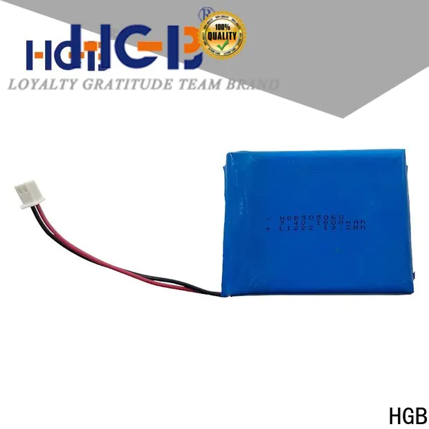HGB flat lithium ion battery pack directly sale for mobile devices