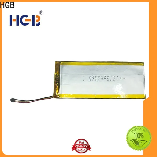 HGB popular flat lithium ion battery pack customized for notebook
