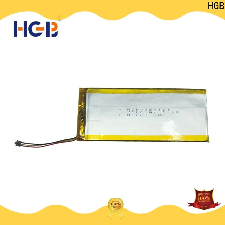 HGB light weight rechargeable lithium polymer battery factory price for computers
