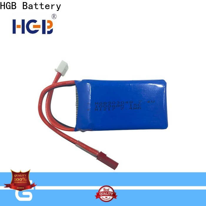 HGB professional li poly rc battery factory price for RC car