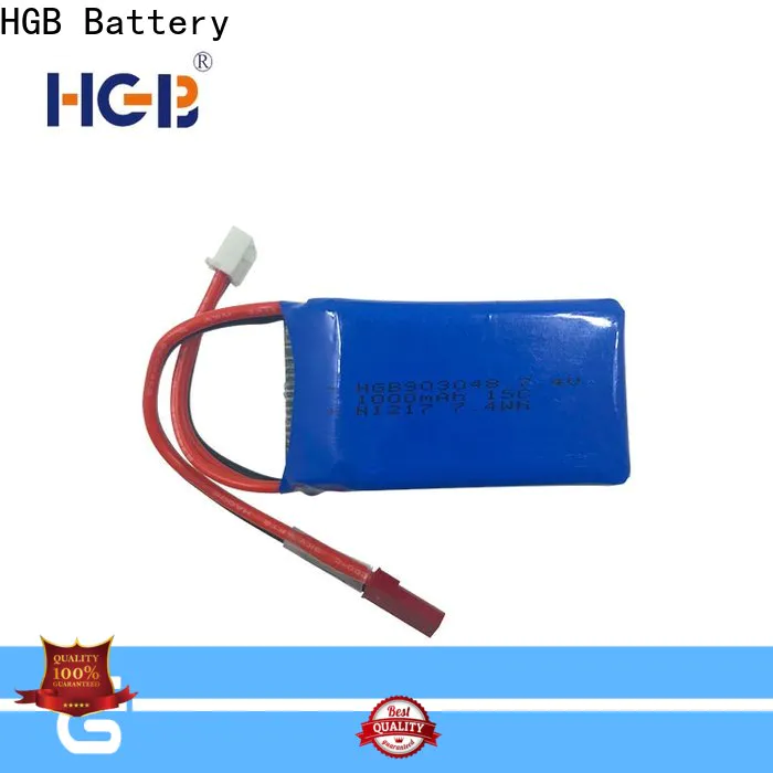 HGB professional li poly rc battery factory price for RC car