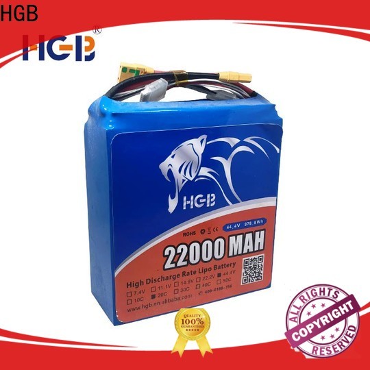 HGB reliable lithium polymer battery for drone customized for Aircraft