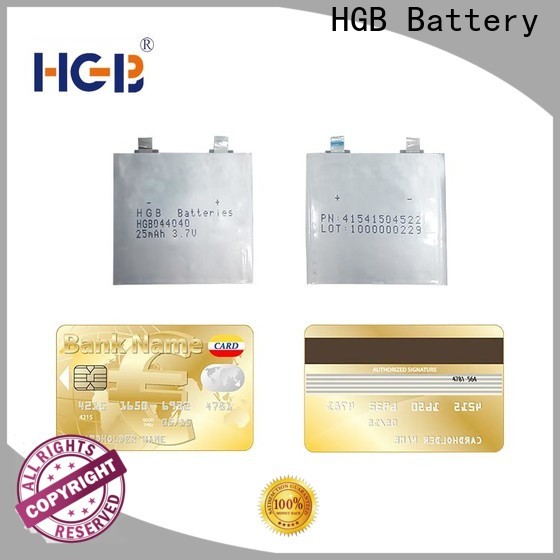 HGB thinnest rechargeable battery wholesale for micro speakers