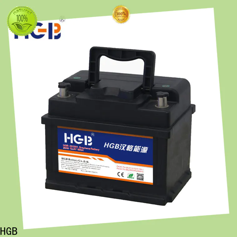 HGB graphene car batteries supplier for vehicle starter
