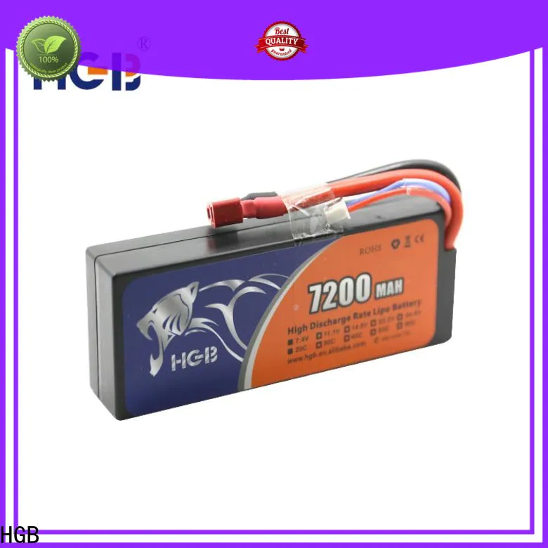 HGB rechargeable rc airplane batteries factory price for RC quadcopters
