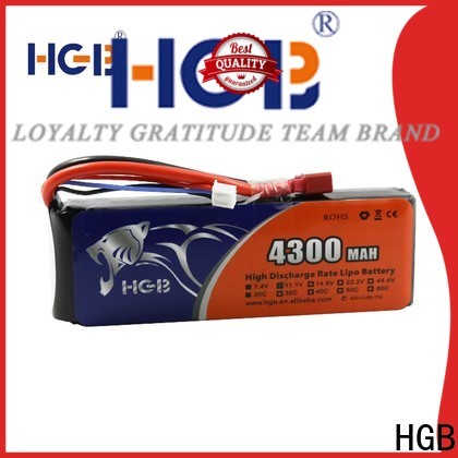HGB lithium polymer battery for rc helicopter wholesale for RC planes