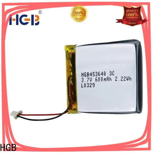 HGB high voltage flat lithium ion battery pack directly sale for computers