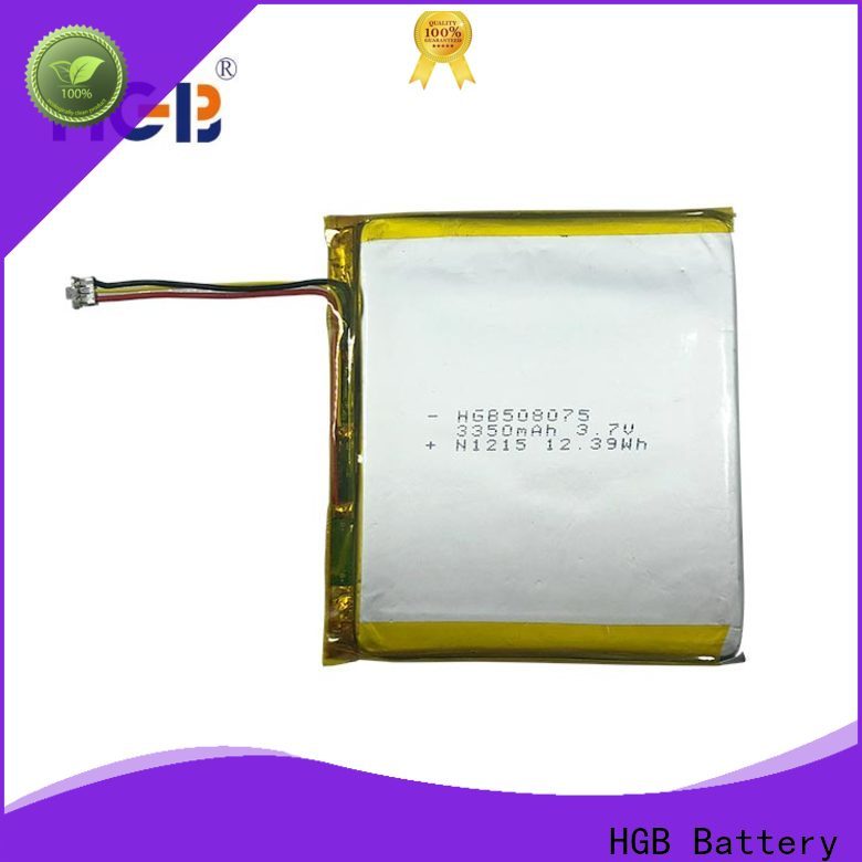 HGB rechargeable lithium polymer battery factory price for mobile devices