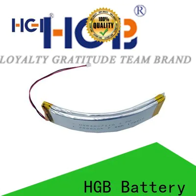 HGB rechargeable flexible rechargeable battery customized for multi-function integrated watch