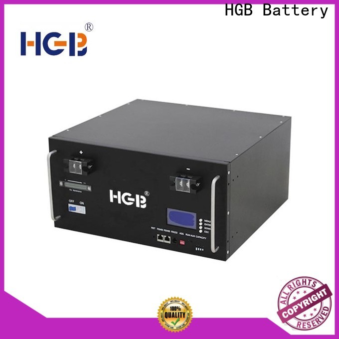 HGB lithium ion phosphate battery factory price for Cloud/Solar Power Storage System