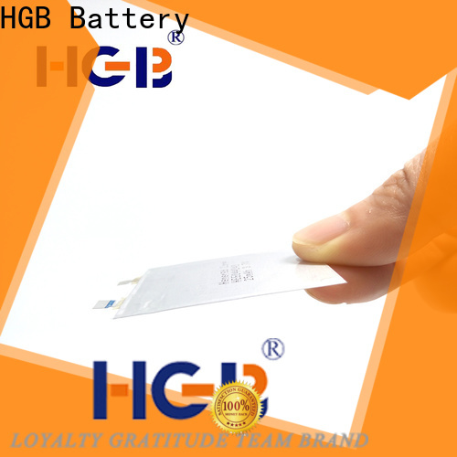 HGB thin li ion battery factory price for wearable devices