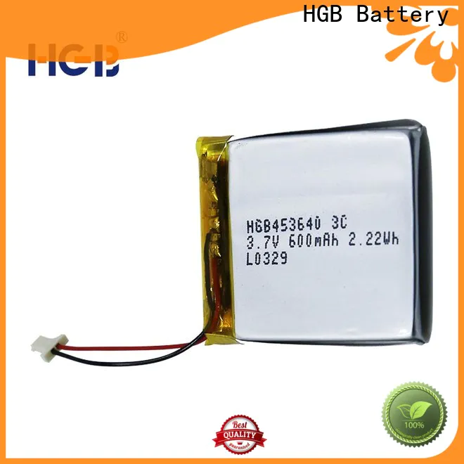 HGB high voltage rechargeable lithium polymer battery manufacturer for digital products