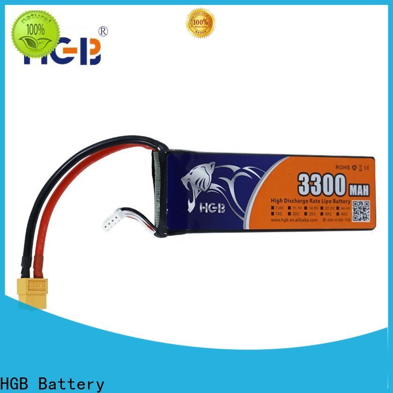 HGB professional custom rc battery packs factory for RC planes
