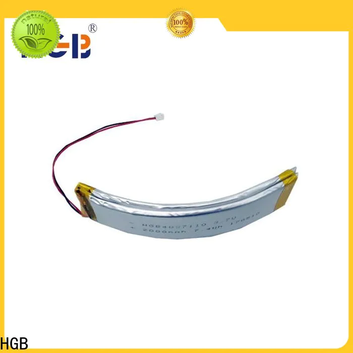 HGB flexible lithium polymer battery design for multi-function integrated watch