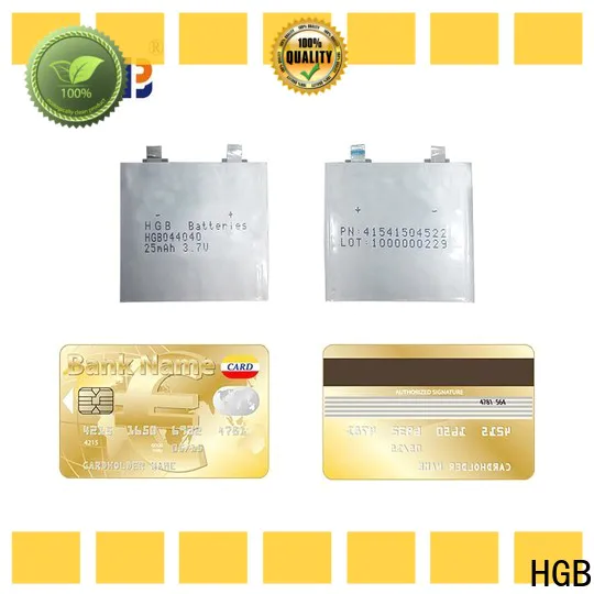 HGB high voltage ultra thin lithium polymer battery supplier for tracking devices