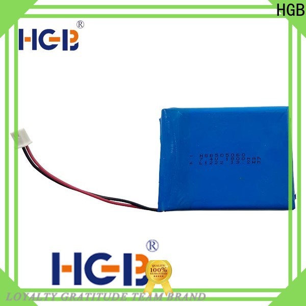 HGB good quality flat lithium polymer battery customized for notebook