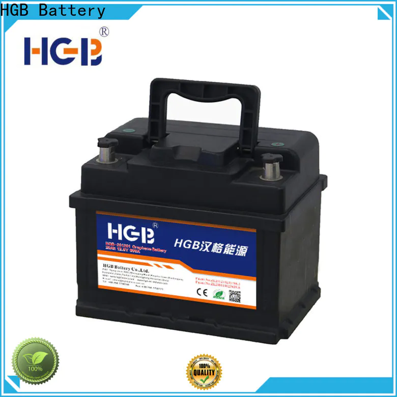 HGB Best 12 volt car battery price Supply for tractors