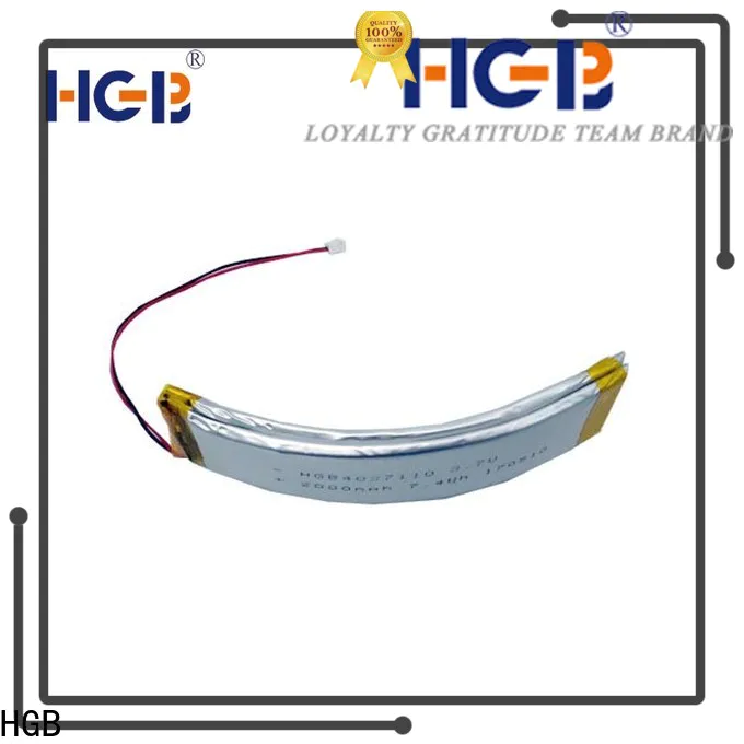 fast charging curved lithium polymer battery design for wearable battery