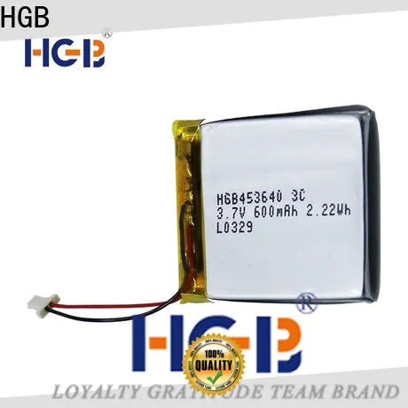 HGB good quality flat lithium ion battery pack directly sale for mobile devices