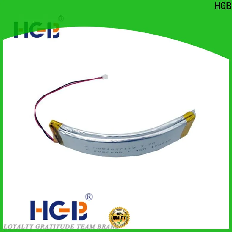 HGB High-quality flexible lithium ion battery for business for multi-function integrated watch