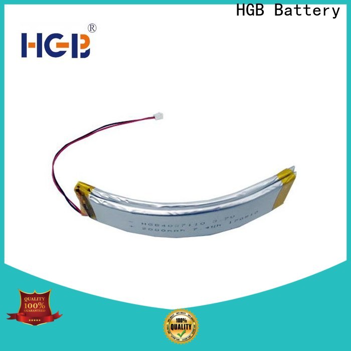 HGB curved lithium polymer battery company for multi-function integrated watch