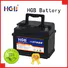 HGB lithium car battery customized for boats