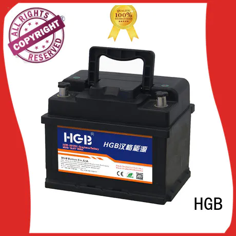 HGB charge quickly graphene car batteries with good price for vehicle starter