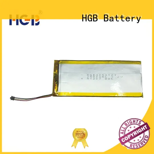 HGB flat lithium polymer battery directly sale for computers