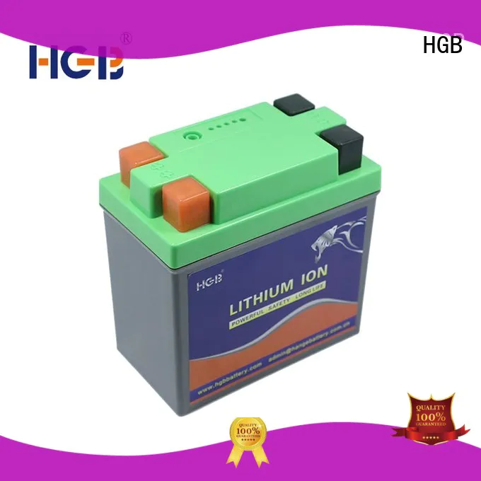HGB light weight lithium iron motorcycle directly sale for power tool