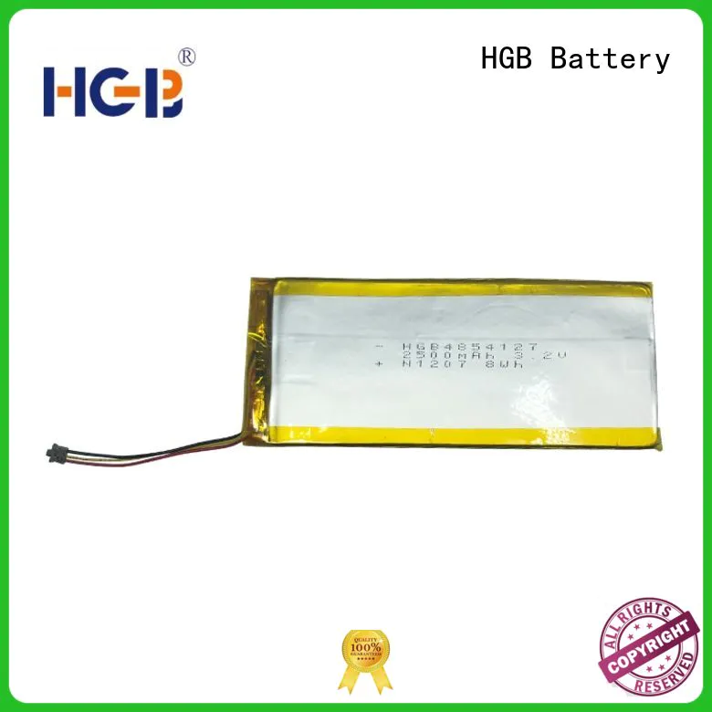 HGB good quality flat cell lithium ion battery manufacturer for mobile devices