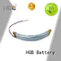 HGB curved lithium polymer battery design for smart bracelet