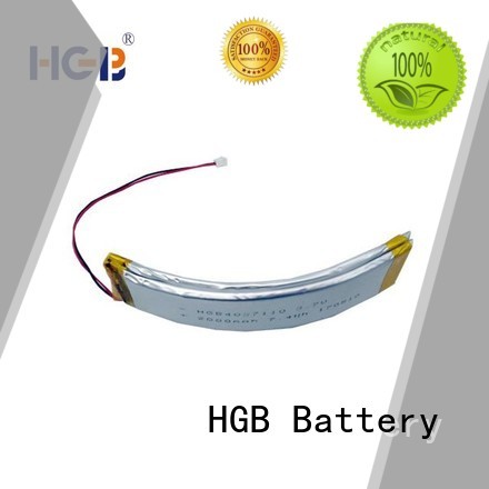 HGB curved lithium polymer battery design for smart bracelet
