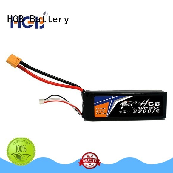 HGB rechargeable lithium polymer battery for rc helicopter supplier for RC quadcopters