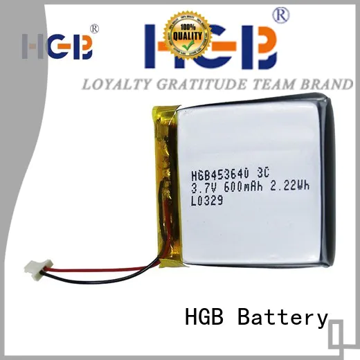HGB flat lithium polymer battery supplier for mobile devices