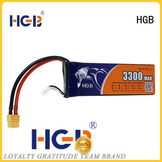 HGB reliable lithium ion battery for rc planes supplier for RC helicopter