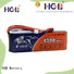 HGB rechargeable rc batterier manufacturer for RC planes