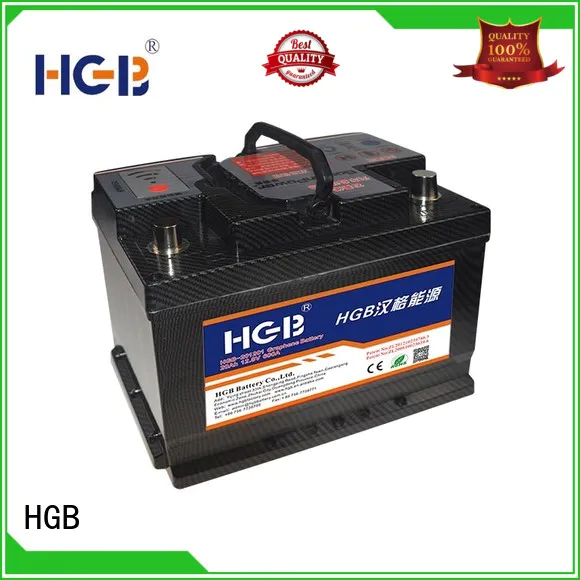 HGB convenient lithium car battery manufacturer for cars