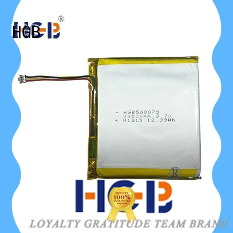 HGB flat lithium battery directly sale for mobile devices