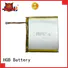 HGB good quality flat lithium polymer battery directly sale for mobile devices