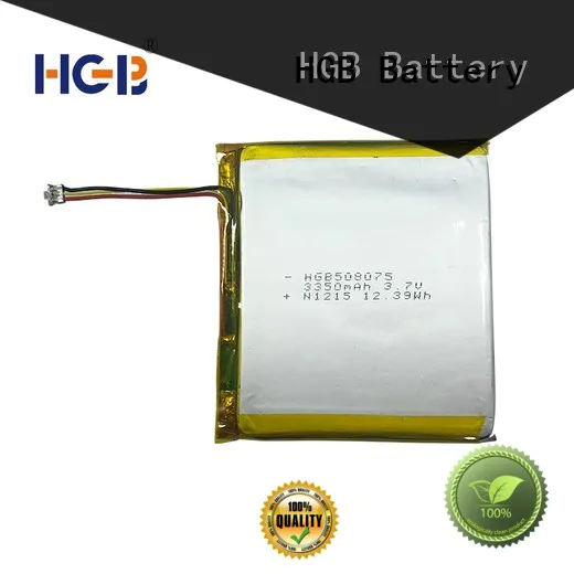 HGB light weight flat lithium polymer battery supplier for mobile devices
