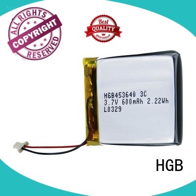 HGB quality flat lithium polymer battery customized for notebook