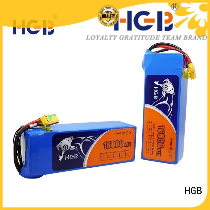 HGB rechargeable racing quadcopter battery supplier manufacturer
