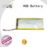 HGB light weight flat lithium polymer battery manufacturer for mobile devices