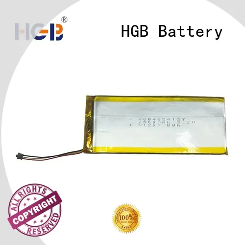 HGB light weight flat lithium polymer battery manufacturer for mobile devices